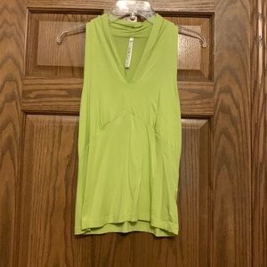 Green Sleeveless Top Size Small